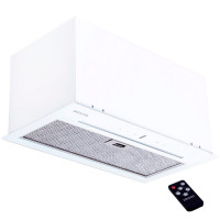 Вытяжка полновстраиваемая WEILOR PBSR 52651 GLASS WH 1300 LED Strip