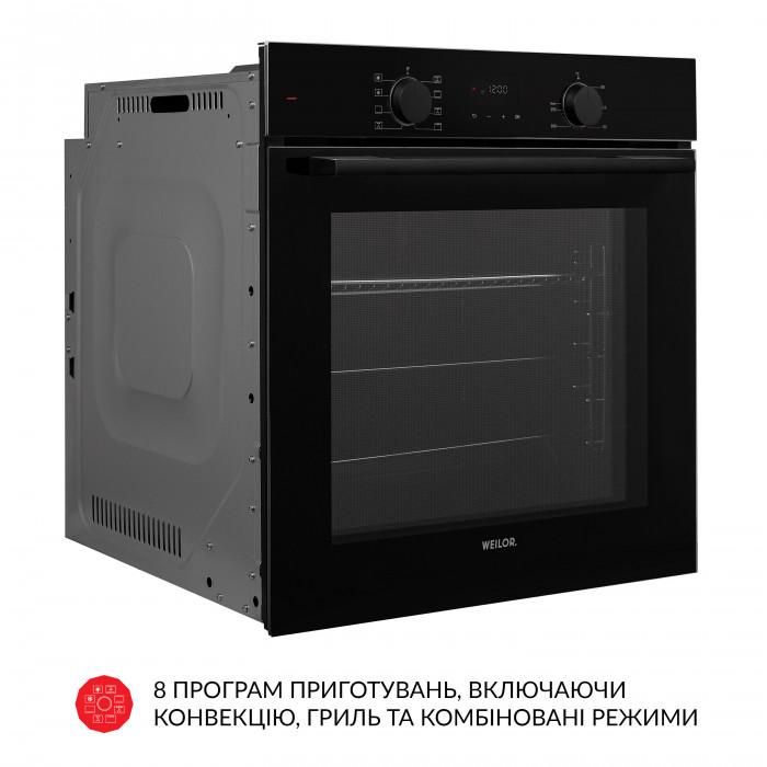 Духова шафа електрична WEILOR FDO6F8BK