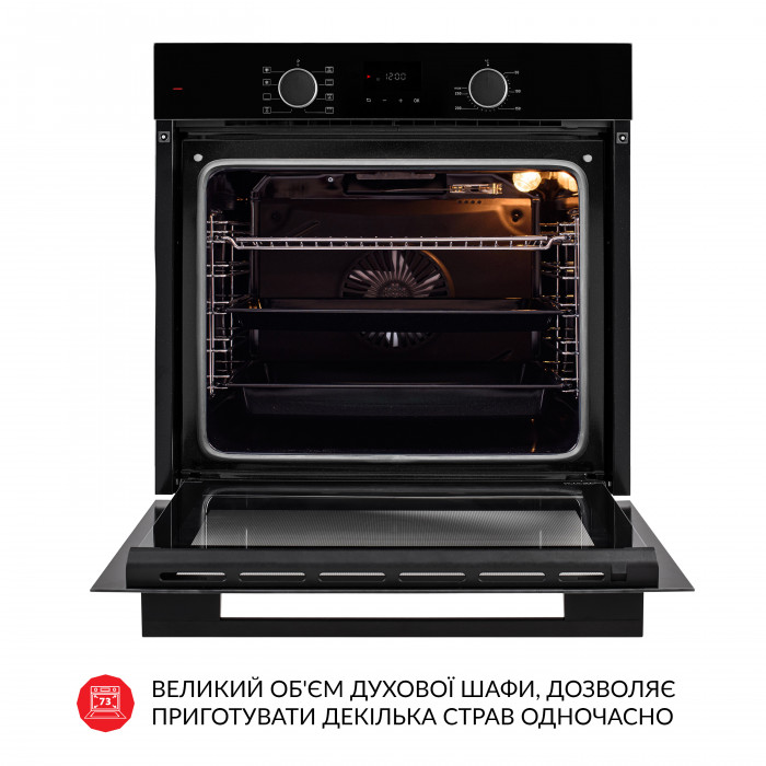 Духова шафа електрична WEILOR FDO6F8BK