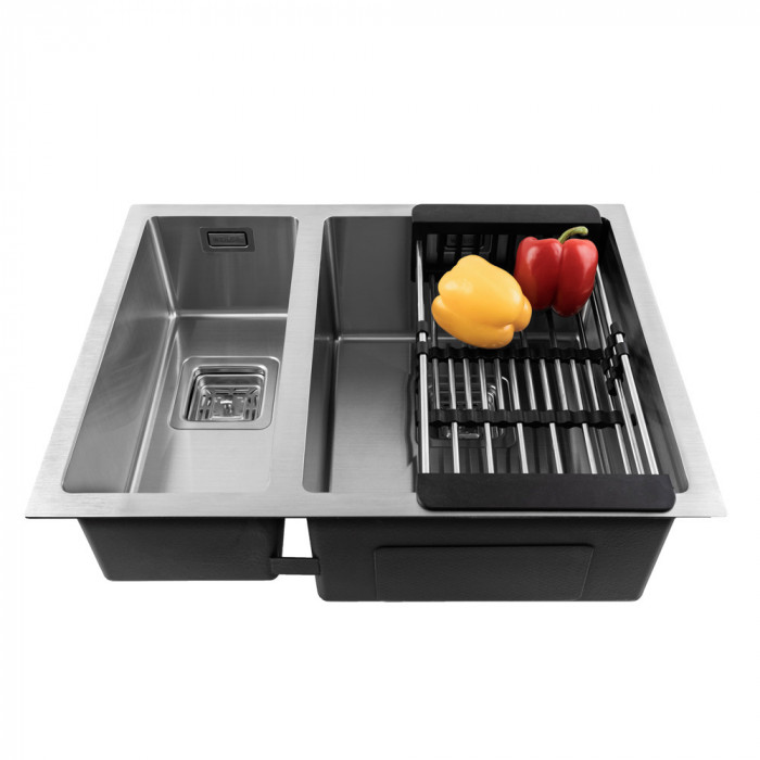 Мийка кухонна з нержавіючої сталі  WEILOR ALLERHAND WRX DB5845