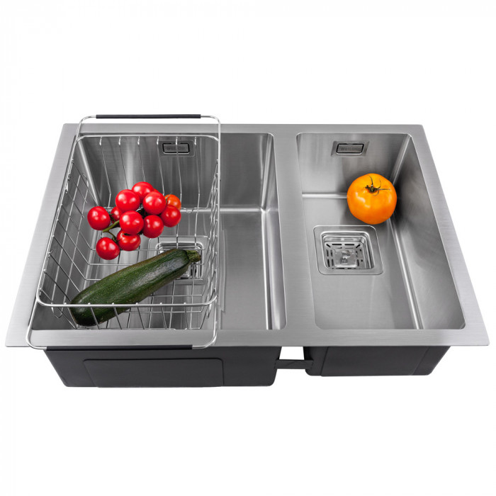 Мийка кухонна з нержавіючої сталі  WEILOR ALLERHAND WRX DB6345