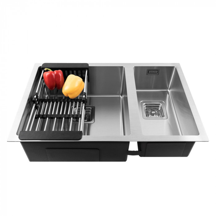 Мийка кухонна з нержавіючої сталі  WEILOR ALLERHAND WRX DB6945