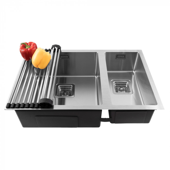 Мийка кухонна з нержавіючої сталі  WEILOR ALLERHAND WRX DB6945