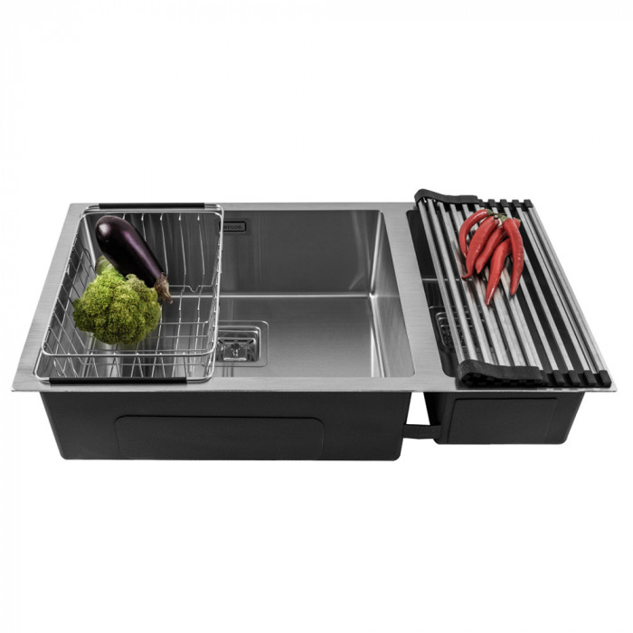 Мийка кухонна з нержавіючої сталі WEILOR ALLERHAND WRX DB8145