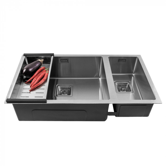 Мийка кухонна з нержавіючої сталі WEILOR ALLERHAND WRX DB8145