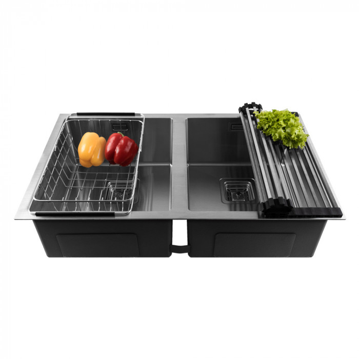 Мийка кухонна з нержавіючої сталі  WEILOR ALLERHAND WRX TB7745