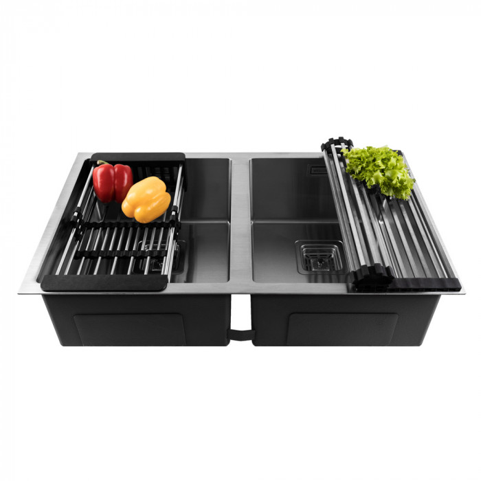 Мийка кухонна з нержавіючої сталі  WEILOR ALLERHAND WRX TB7745