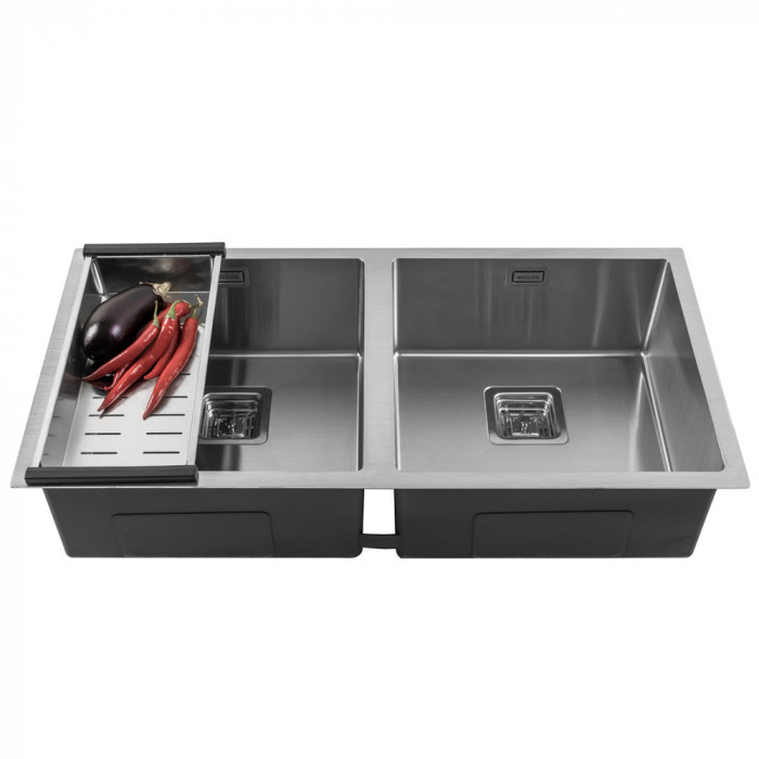 Мийка кухонна з нержавіючої сталі  WEILOR ALLERHAND WRX TB8945