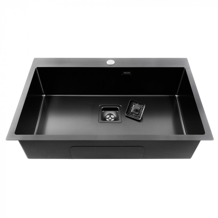 Мийка кухонна з нержавіючої сталі WEILOR FILIGRAN WRC 7750 GRAPHIT