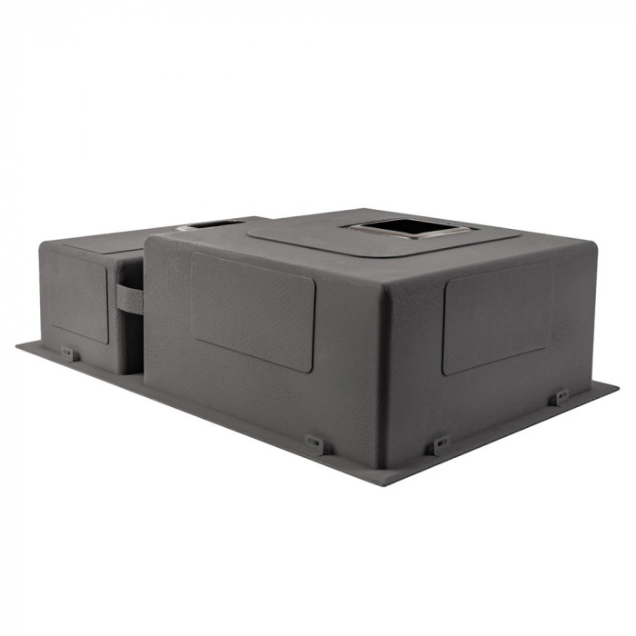 Мийка кухонна з нержавіючої сталі WEILOR FILIGRAN WRC DB6945 GRAPHIT