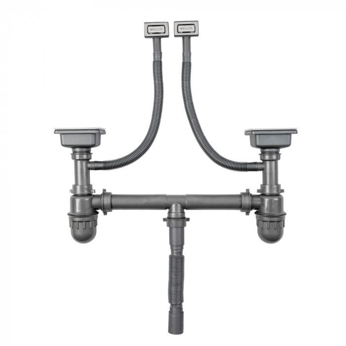 Мийка кухонна з нержавіючої сталі  WEILOR IMMER WRT DB8150