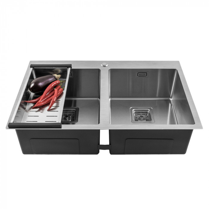 Мийка кухонна з нержавіючої сталі  WEILOR IMMER WRT TB7750