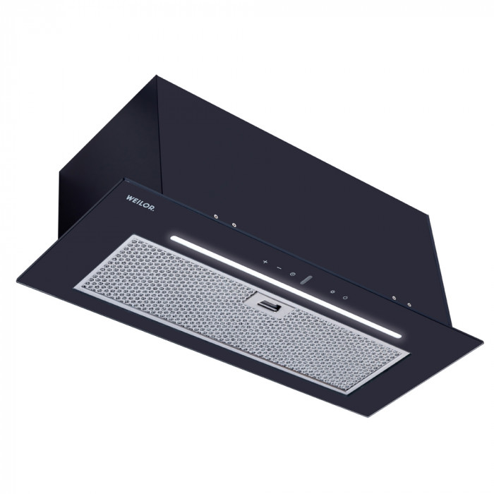Витяжка повновбудована WEILOR PBSR 72651 GLASS BL 1300 LED Strip