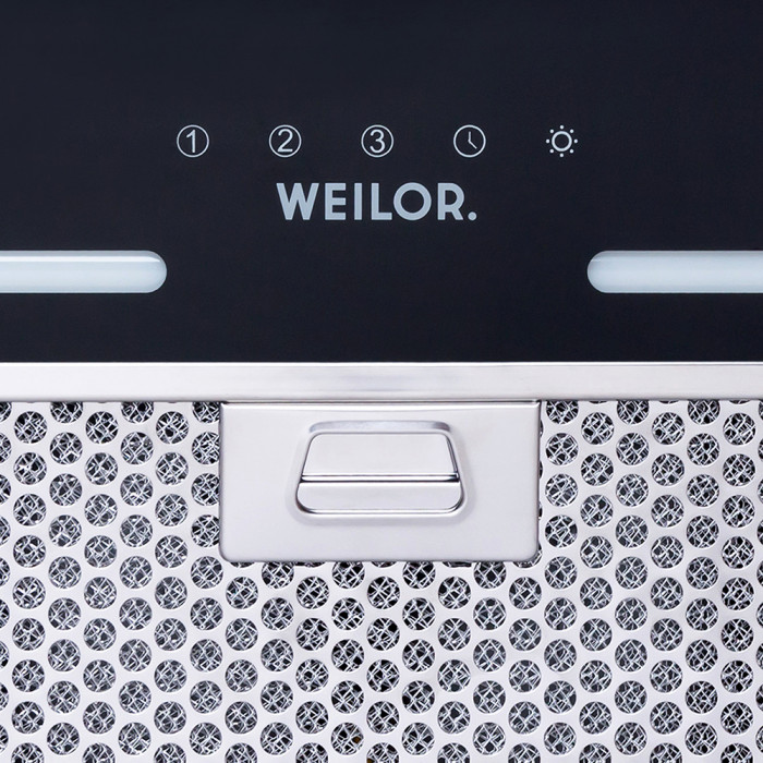 Витяжка повновбудована WEILOR PBS 52300 GLASS BL 1000 LED Strip