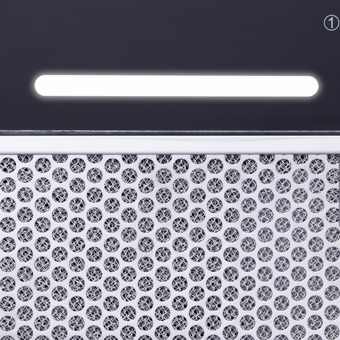 Витяжка повновбудована WEILOR PBS 52300 GLASS BL 1000 LED Strip