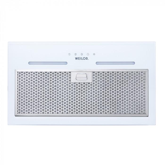 Витяжка повновбудована WEILOR PBS 52300 GLASS WH 1000 LED Strip