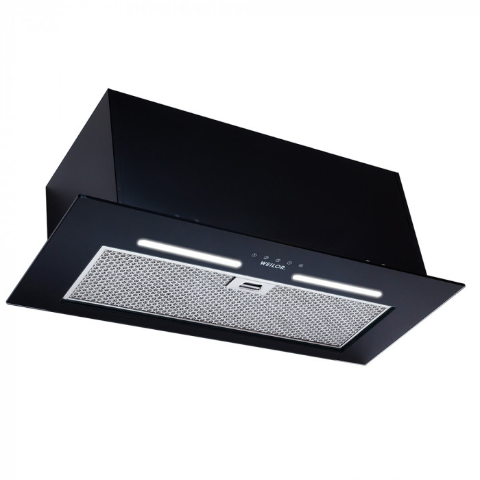 Витяжка повновбудована WEILOR PBS 72650 GLASS BL 1250 LED Strip