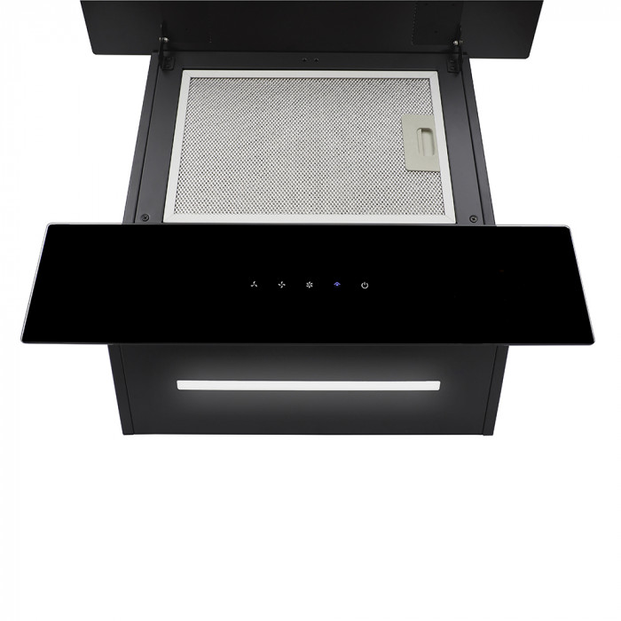 Витяжка декоративна похила WEILOR PDS 6140 BL 750 LED strip