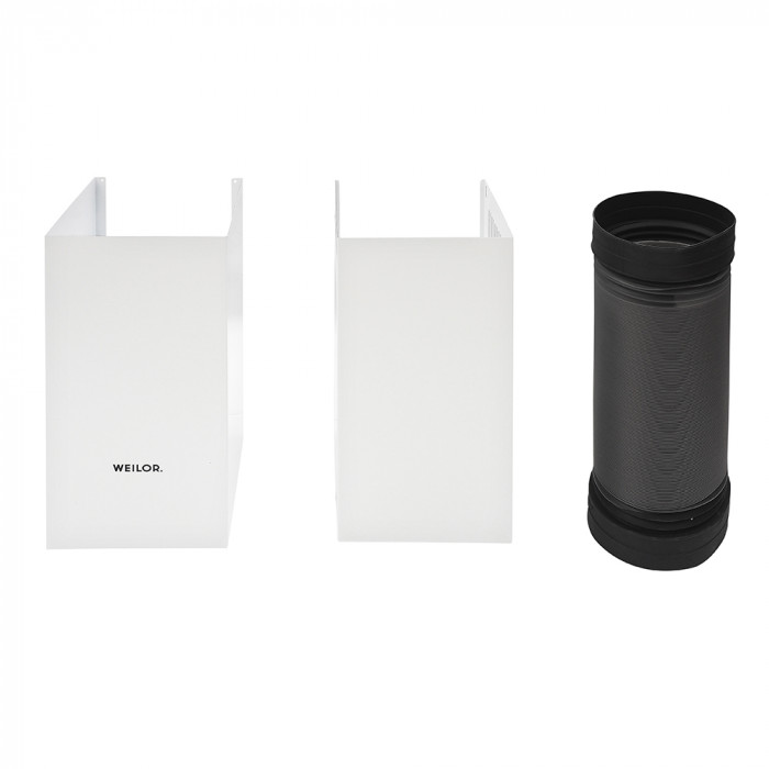 Витяжка декоративна похила WEILOR PDS 6230 WH 1000 LED strip