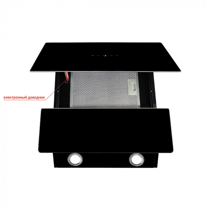 Витяжка декоративна похила Weilor WDS 6280 BL 1200 LED