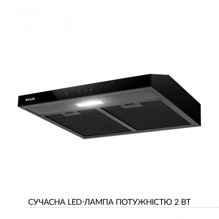 Витяжка плоска WEILOR WPL 6092 FBL
