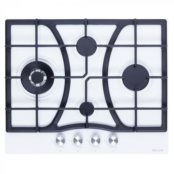 Варильна поверхня газова на металі WEILOR GM W 614 WH