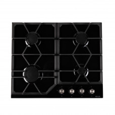 Варильна поверхня газова на склі WEILOR GG 604 BL