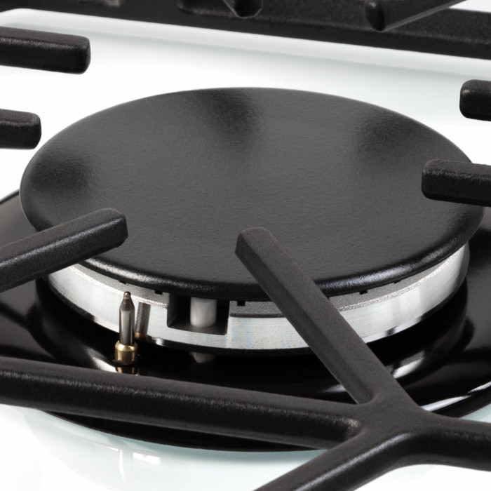 Варильна поверхня газова на склі WEILOR GG 604 WH