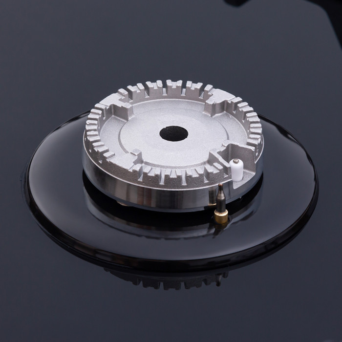 Варильна поверхня газова на склі WEILOR GG 624 BL