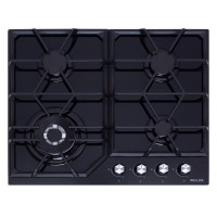 Варильна поверхня газова на склі WEILOR GG W 604 BL