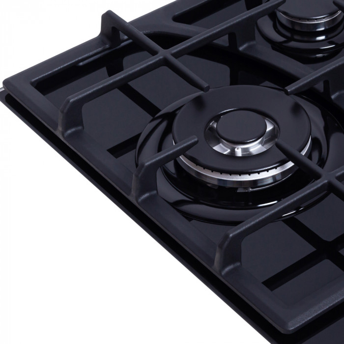 Варильна поверхня газова на склі WEILOR GG W 614 BL