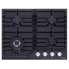 Варильна поверхня газова на склі WEILOR GG W 624 BL