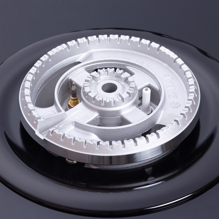 Варильна поверхня газова на склі WEILOR GG W 624 BL