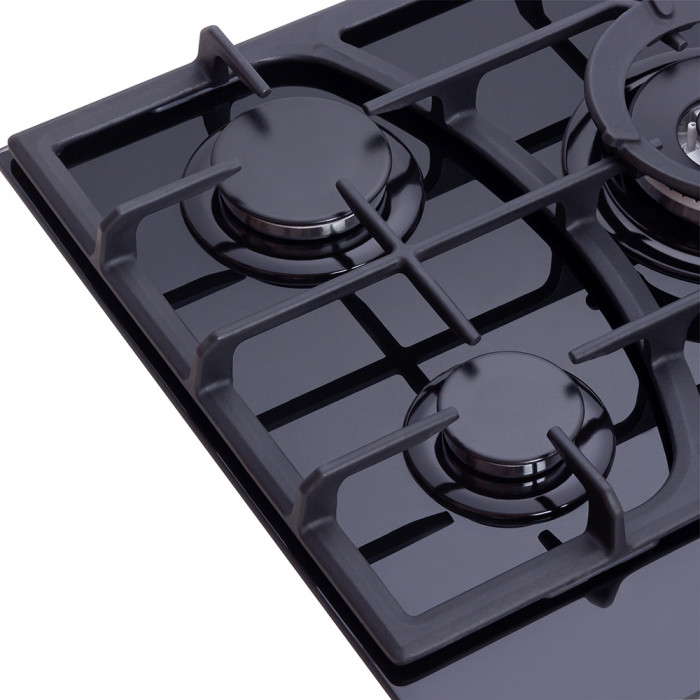 Варильна поверхня газова на склі WEILOR GG W 714 BL