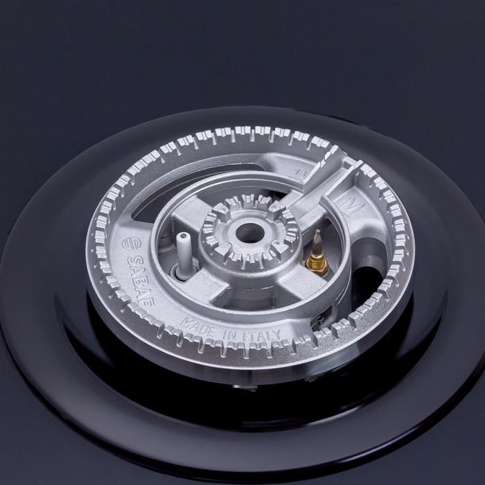 Варильна поверхня газова на склі WEILOR GG W 714 BL