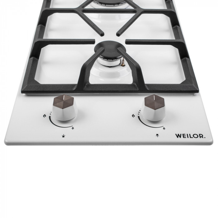 Варильна поверхня газова Domino на металі WEILOR GM 304 WH