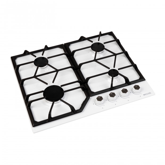 Варильна поверхня газова на металі WEILOR GM 604 WH