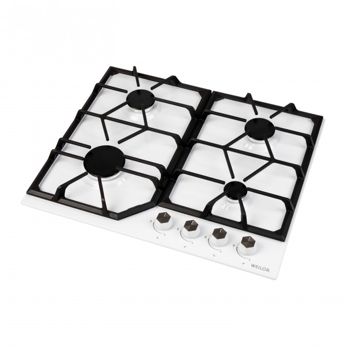 Варильна поверхня газова на металі WEILOR GM 604 WH