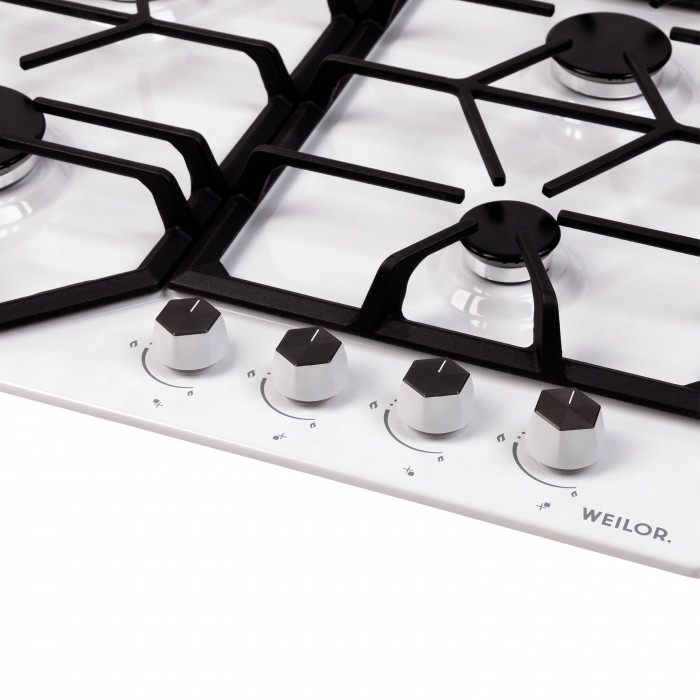 Варильна поверхня газова на металі WEILOR GM 604 WH