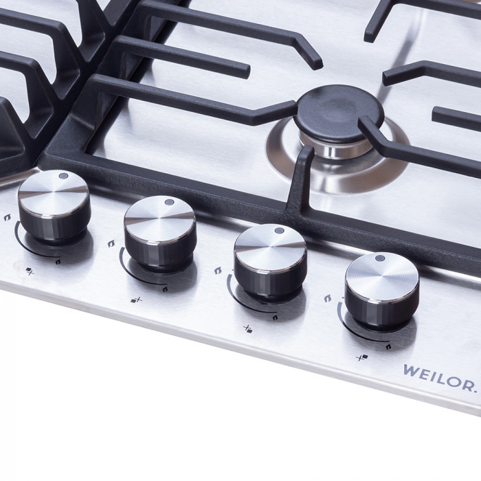 Варильна поверхня газова на металі WEILOR GM 624 SS