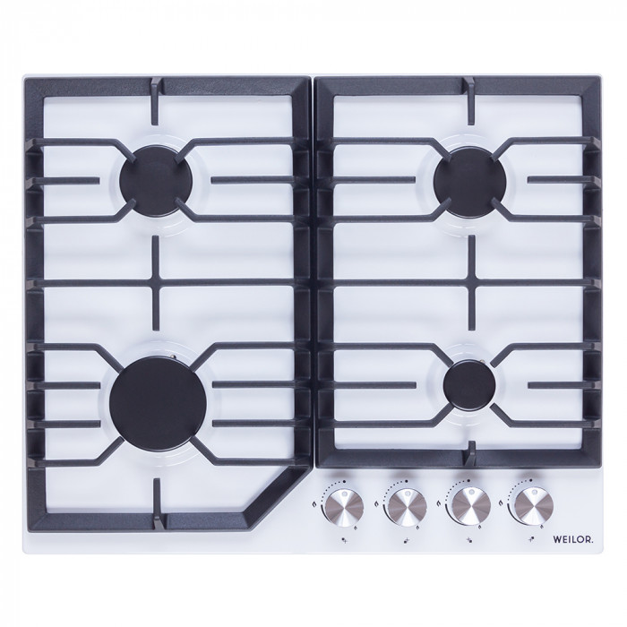 Варильна поверхня газова на металі WEILOR GM 624 WH