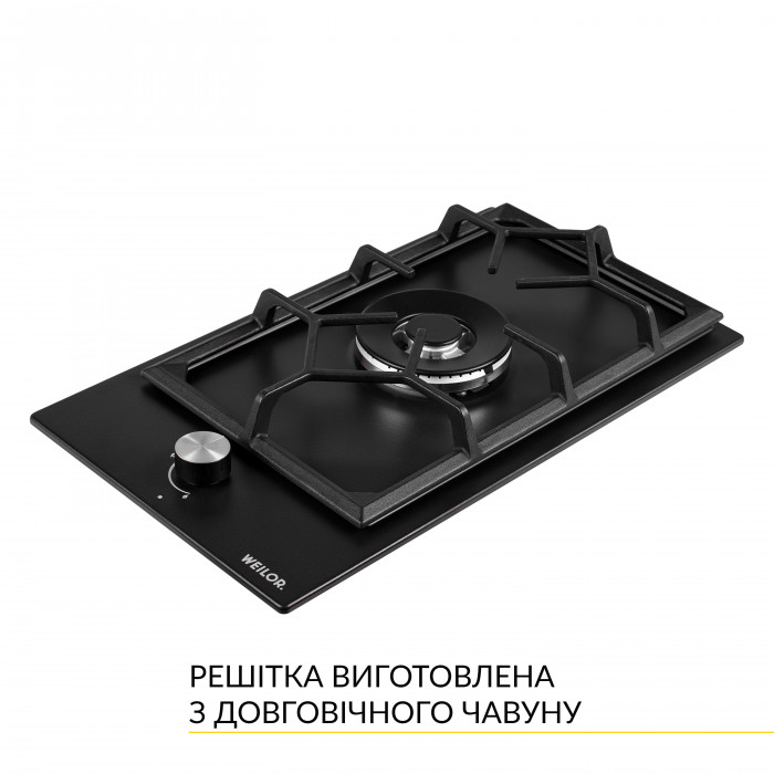 Варильна поверхня газова Domino на металі WEILOR GM W 314 BL