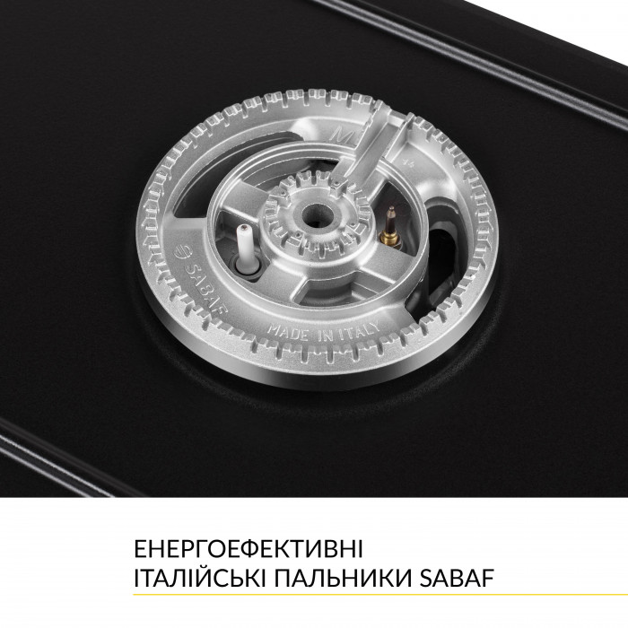 Варильна поверхня газова Domino на металі WEILOR GM W 314 BL