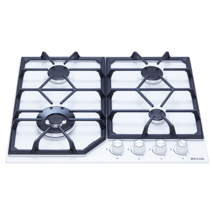 Варильна поверхня газова на металі WEILOR GM W 604 WH