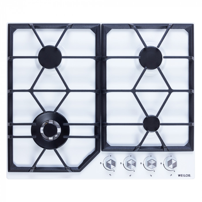 Варильна поверхня газова на металі WEILOR GM W 604 WH