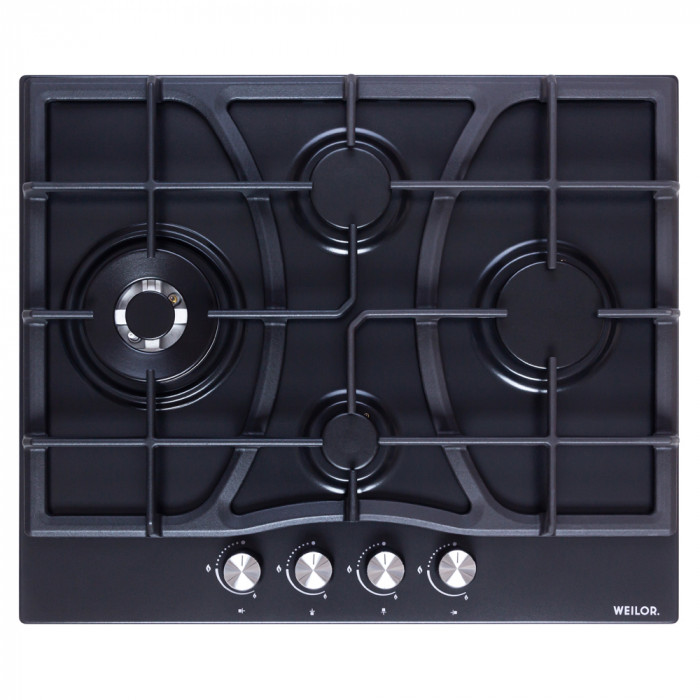 Варильна поверхня газова на металі WEILOR GM W 614 BL