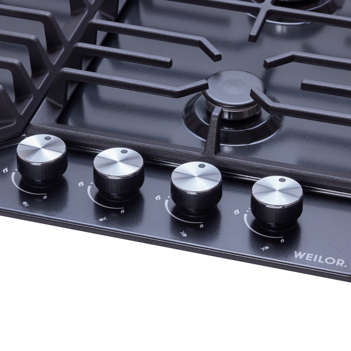 Варильна поверхня газова на металі WEILOR GM W 624 BL
