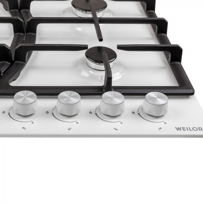 Варильна поверхня газова на металі WEILOR GM W 644 WH