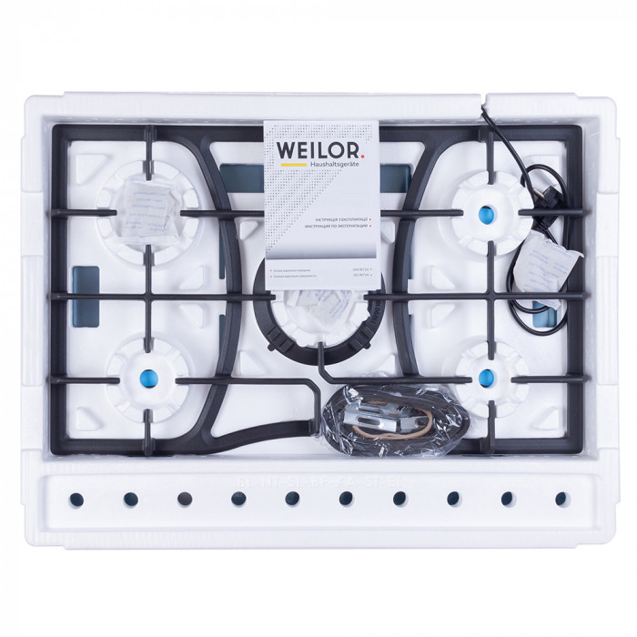 Варильна поверхня газова на металі WEILOR GM W 714 SS