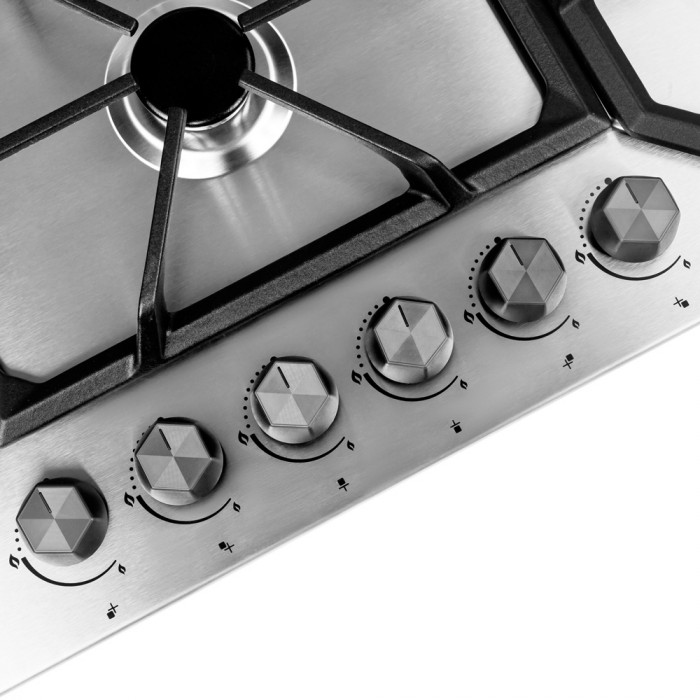 Поверхность газовая на металле WEILOR GM W 904 SS